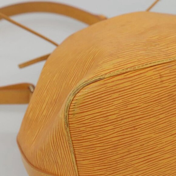 LOUIS VUITTON Epi Petit Noe Shoulder Bag Yellow M44109 LV Auth 130203 - Picture 4 of 16